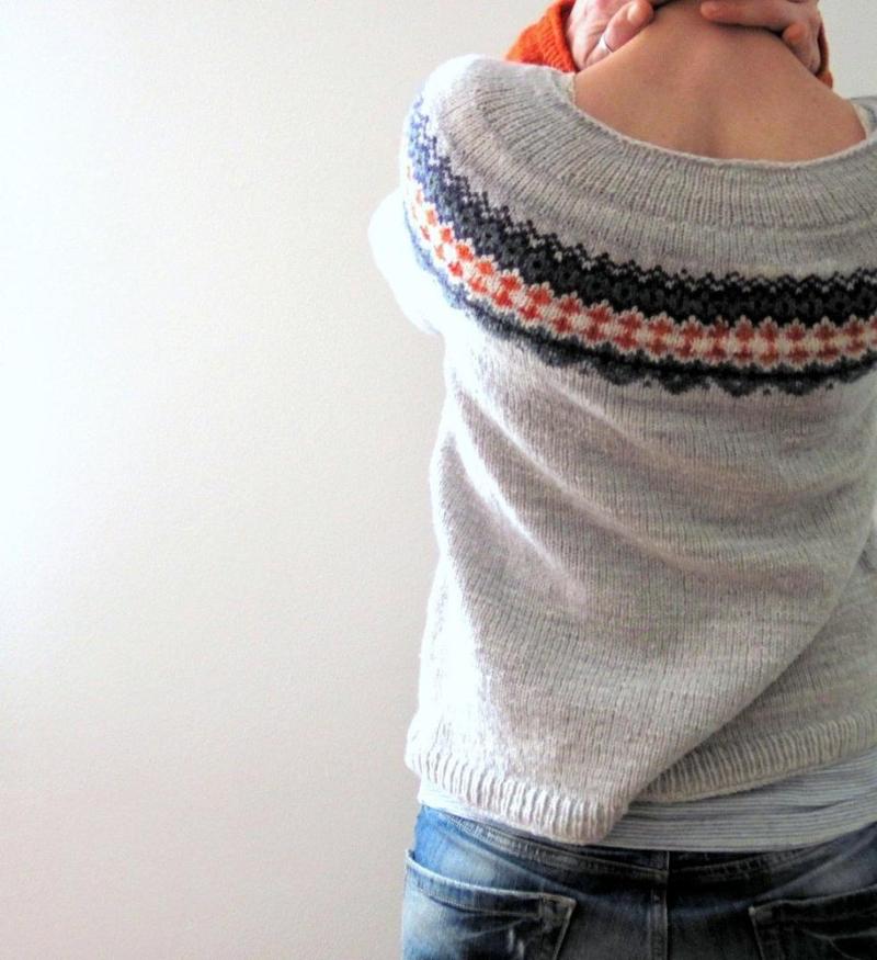 Ivyshape | Cozy Nordic Knitted Sweater