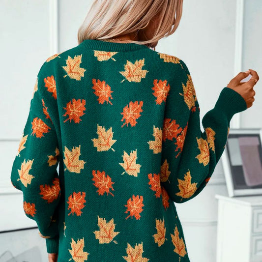 Ivyshape | Cozy Autumn Knit Sweater