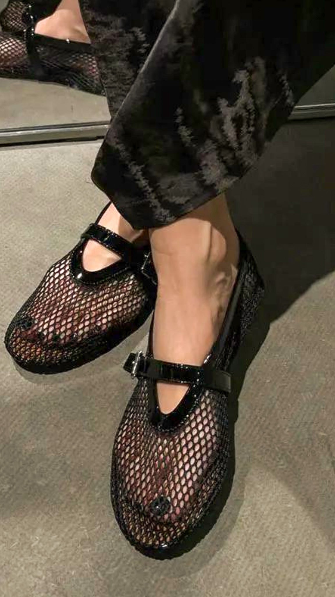 Mesh Ballet Flats