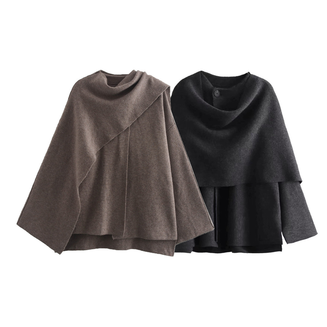 Ivyshape | Women's Cape Coat