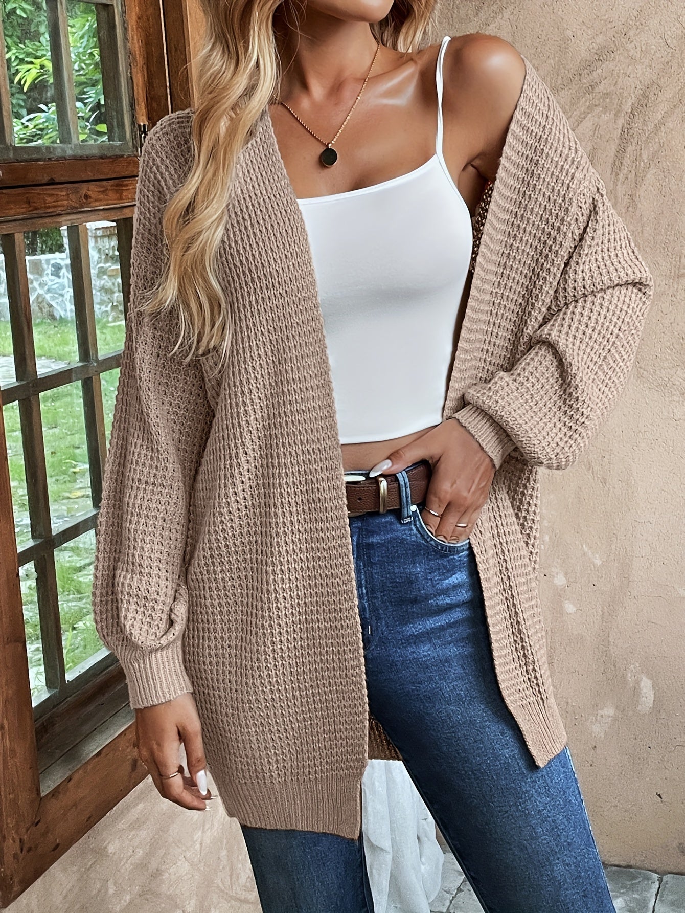 Ivyshape | Wool Knit Cardigan for Women Perfect for Everyday