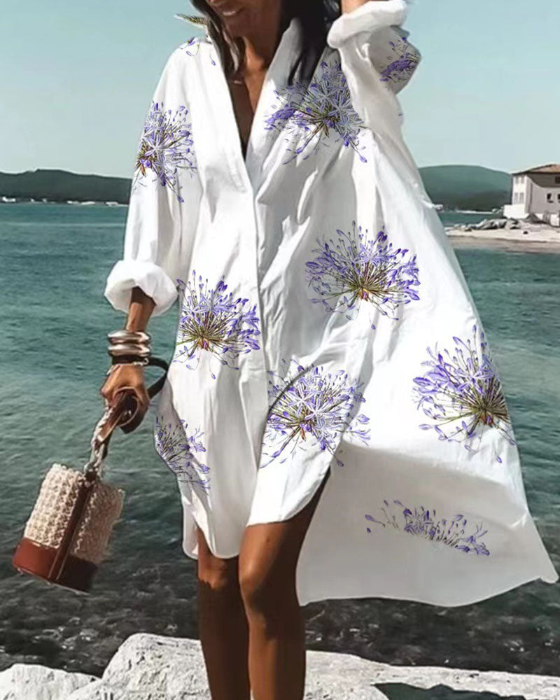 Fashion Loose Shirt Dress