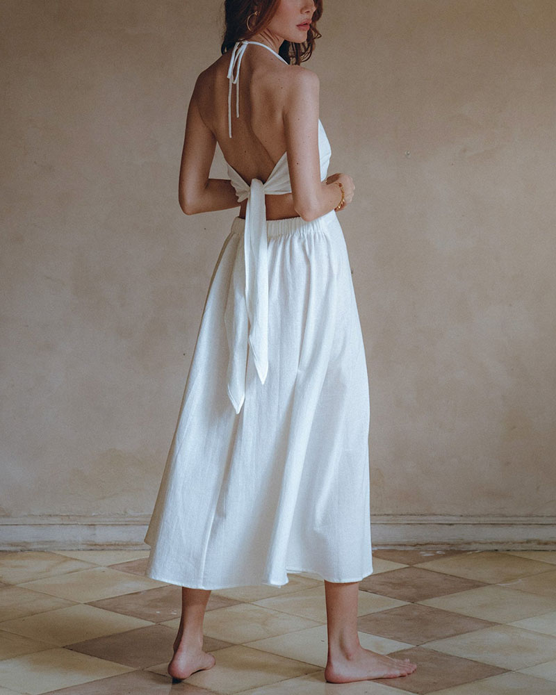 Chic Backless Dress