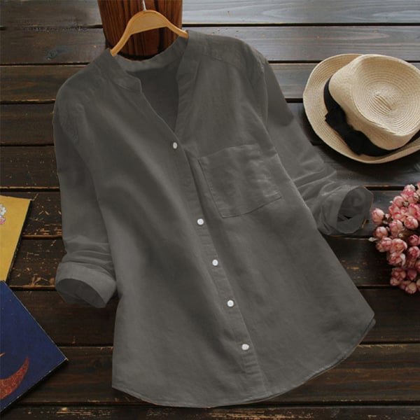 shirt in linen cotton