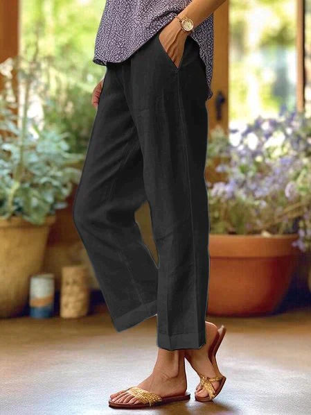 Ivyshape | Airy Women's Linen Pants for Summer