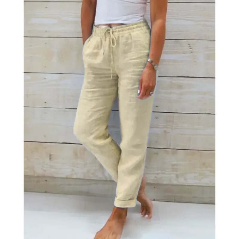 IvyShape | Stylish Linen Pants for Women