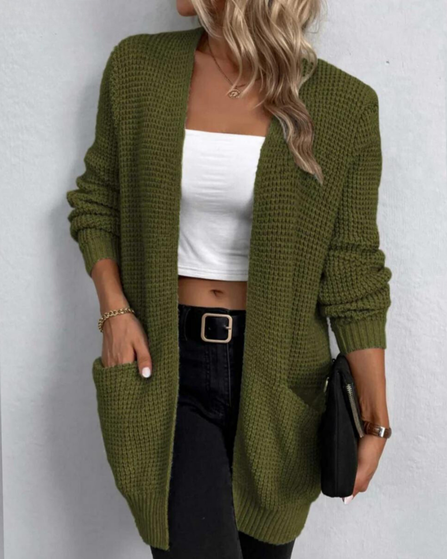 Ivyshape | Stylish Long Cardigan