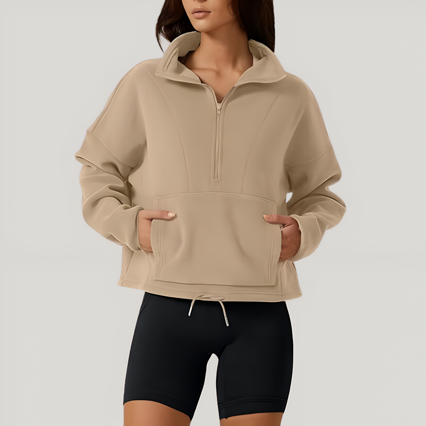 Ivyshape | Warm Polar Fleece Pullover