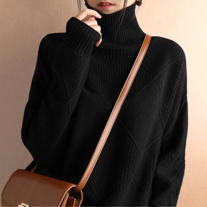 Ivyshape | Soft Knitted Turtleneck