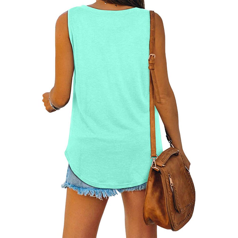Ivyshape | Mckayla Jersey V-Neck Tank Top