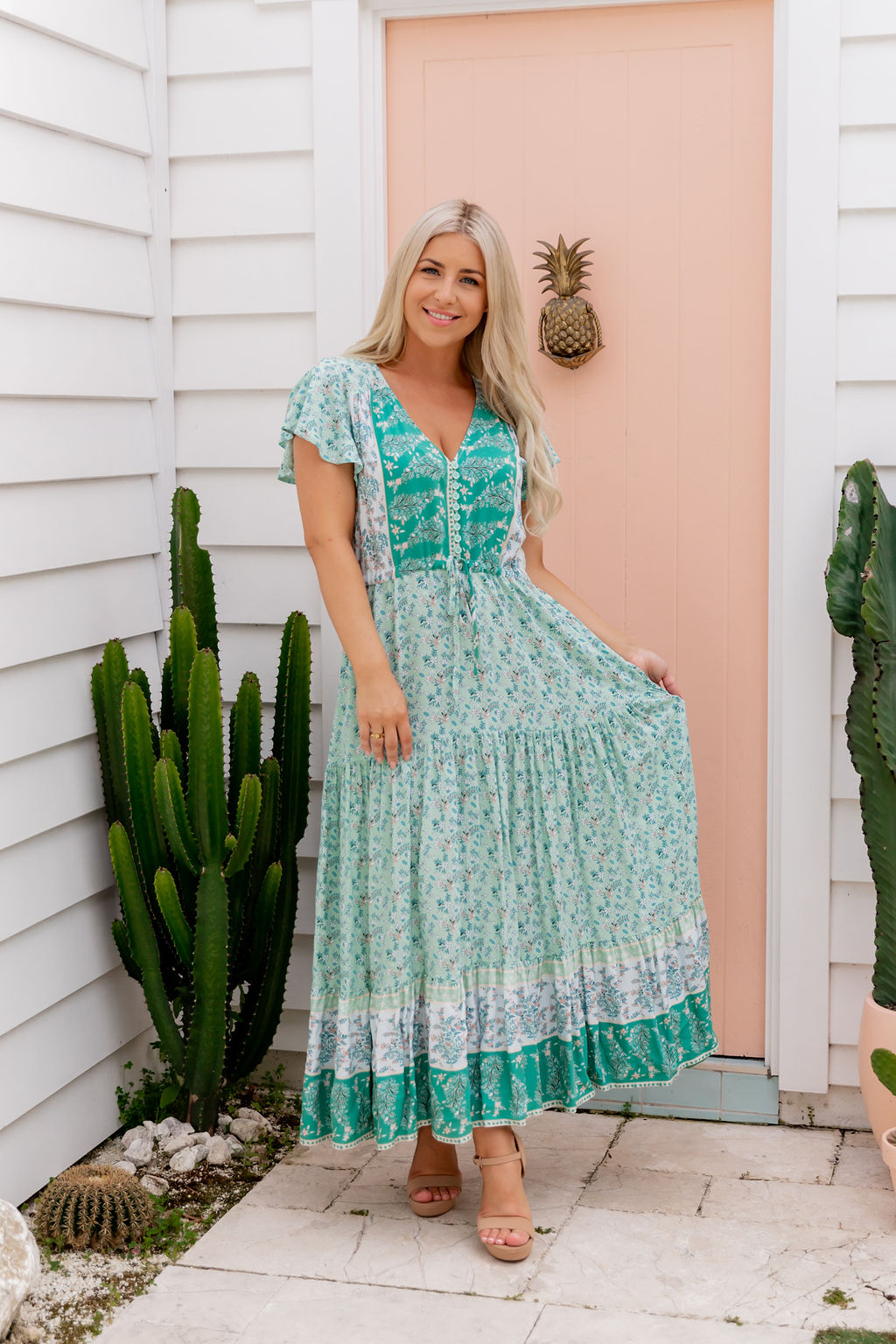 Cora Maxi Dress - Peppermint