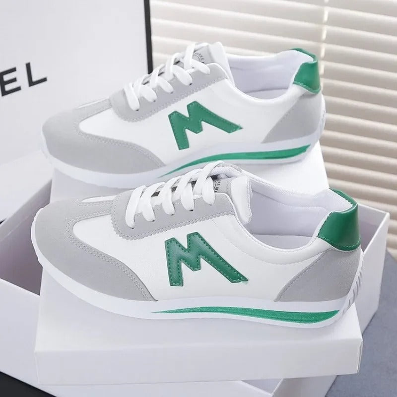 Chic White Platform Sneakers for Women