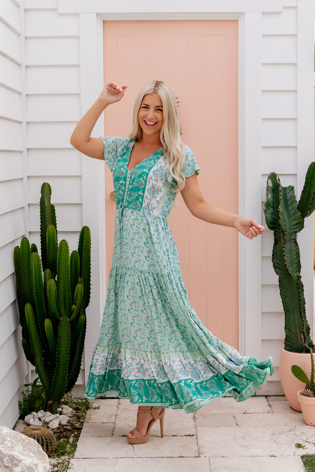 Cora Maxi Dress - Peppermint