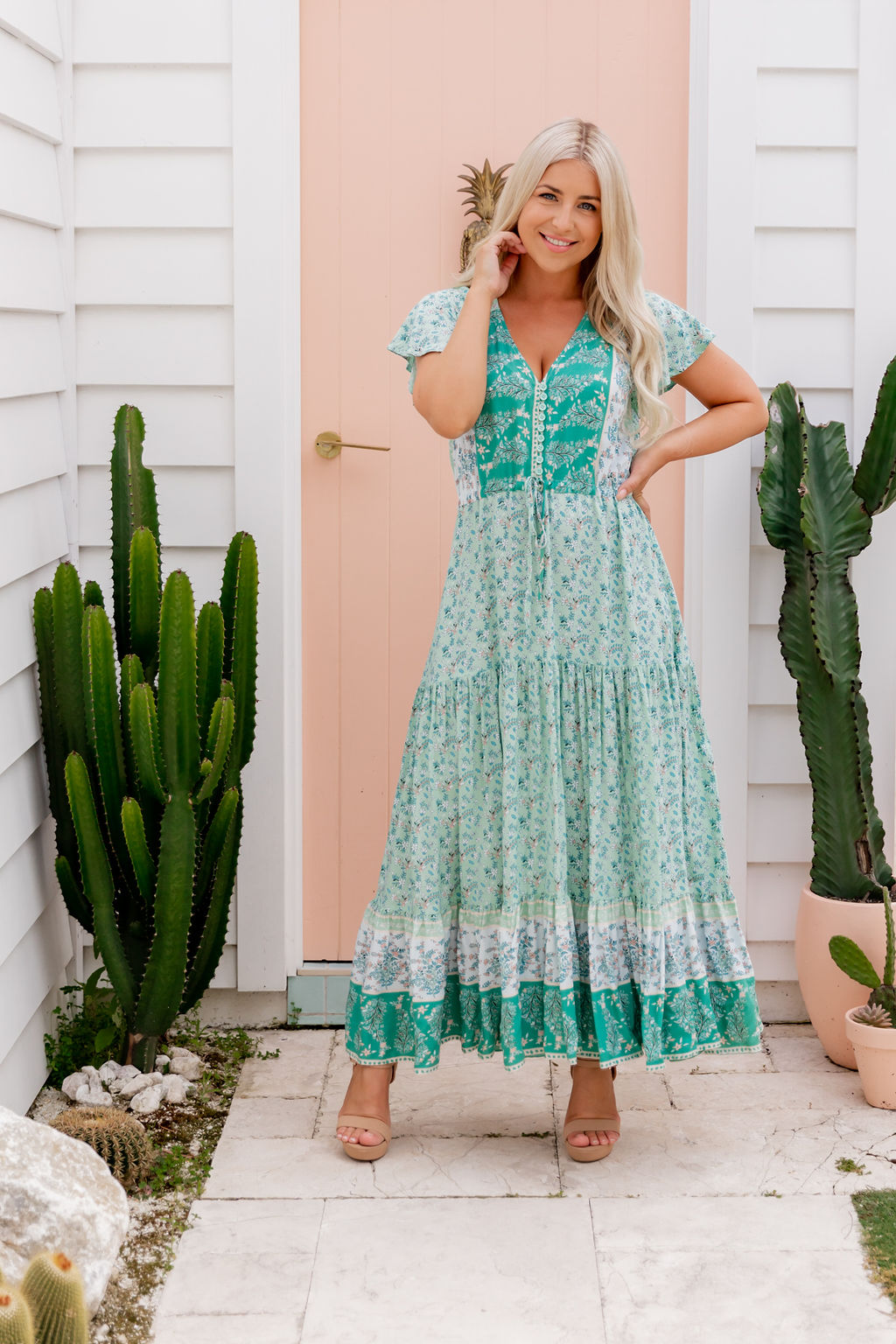 Cora Maxi Dress - Peppermint