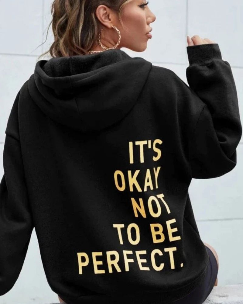 Ivyshape | It's Ok Not To Be Perfect Hoodie