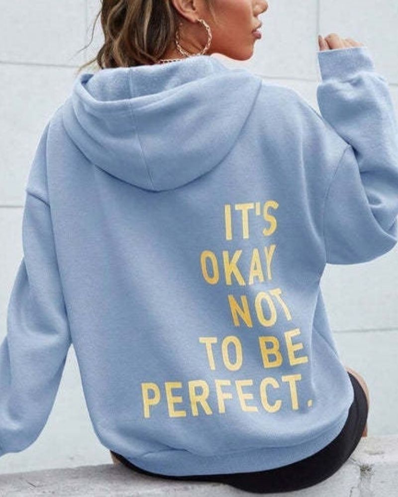 Ivyshape | It's Ok Not To Be Perfect Hoodie