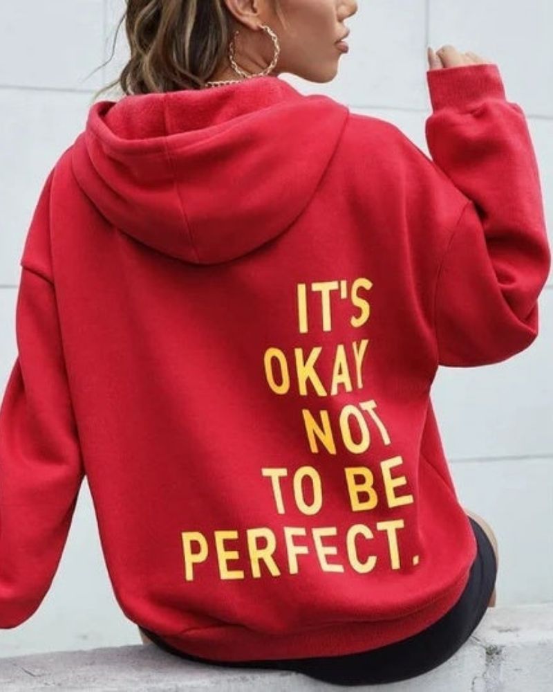 Ivyshape | It's Ok Not To Be Perfect Hoodie