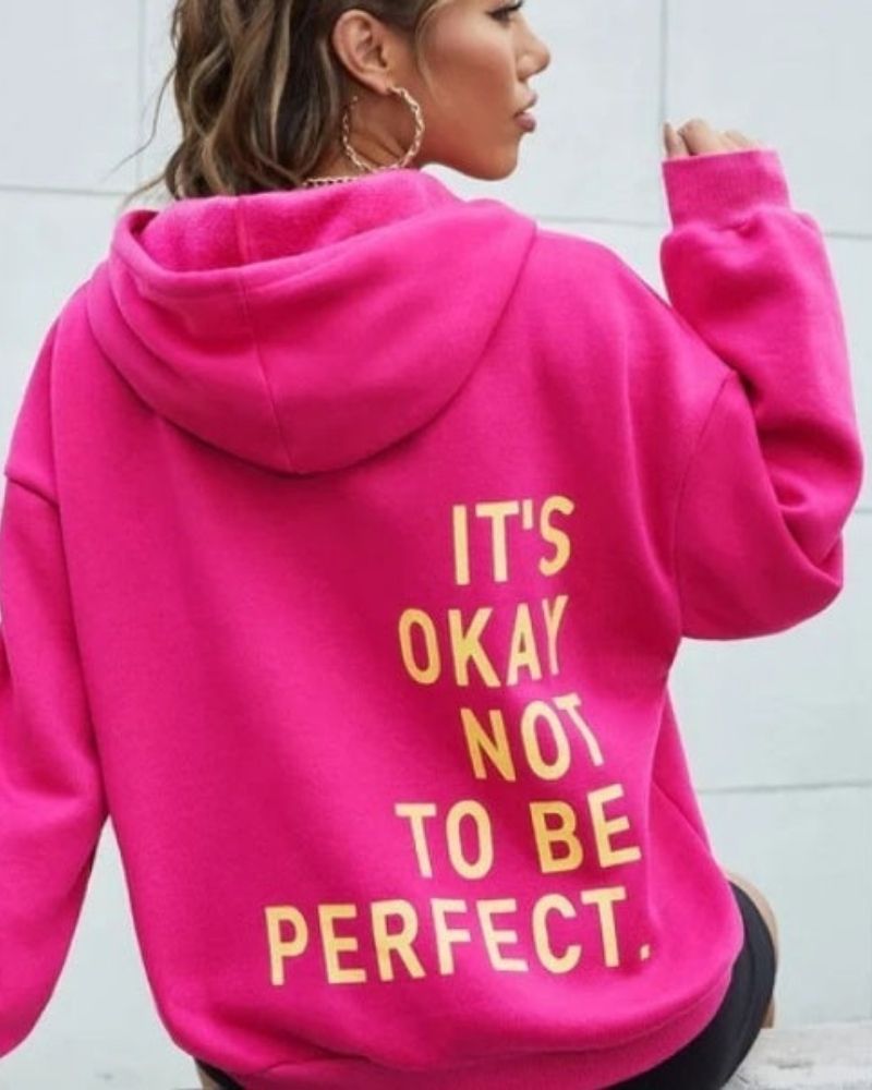 Ivyshape | It's Ok Not To Be Perfect Hoodie