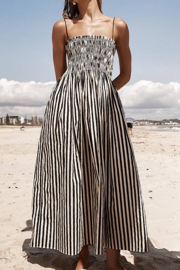 Ivyshape | Zebra Stripe Dress