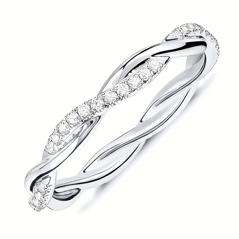 Ivyshape | Stunning braided, twisted ring