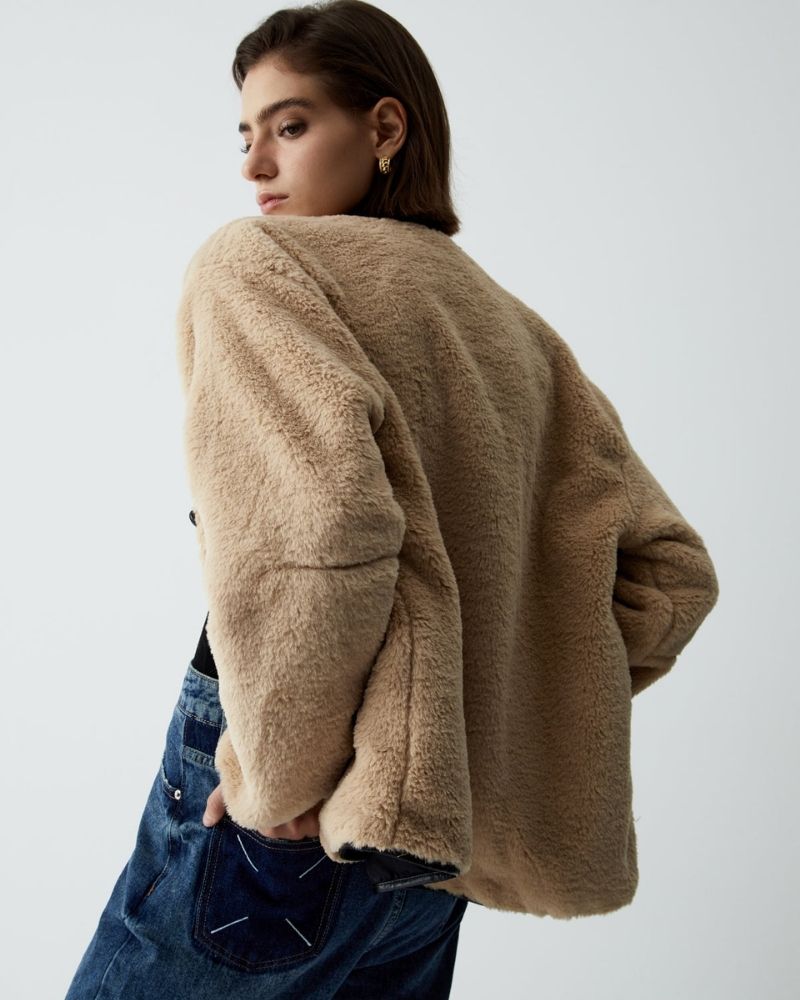 Ivyshape | Warm Short Coat