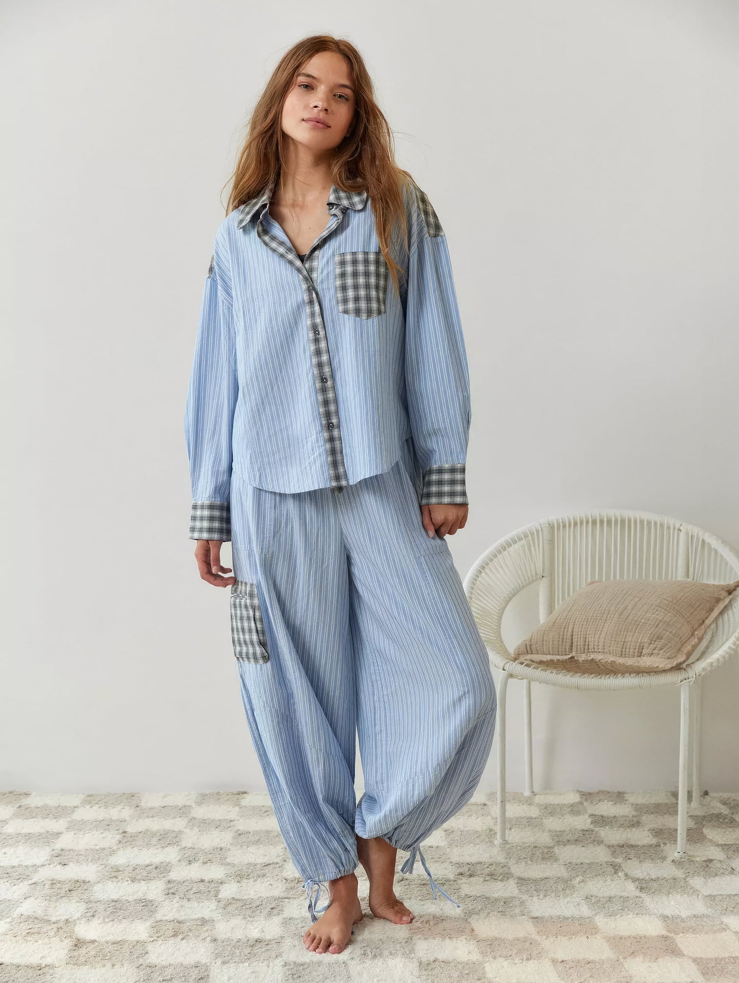 Ivyshape | Cozy Winter Pajama Set for Women Comfortable and Warm