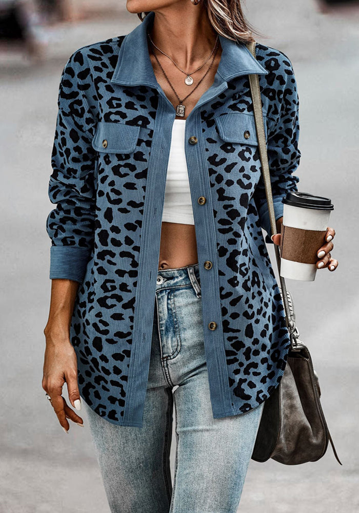 Ivyshape | Leopard Vest