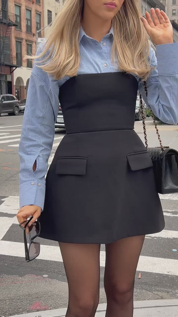 Ivyshape | Strapless A-Line Mini Dress