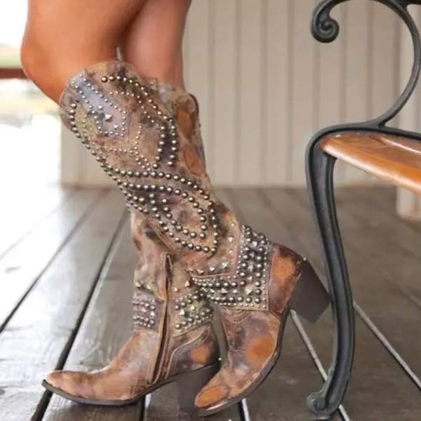 IvyShape | Cowboy boots with heels