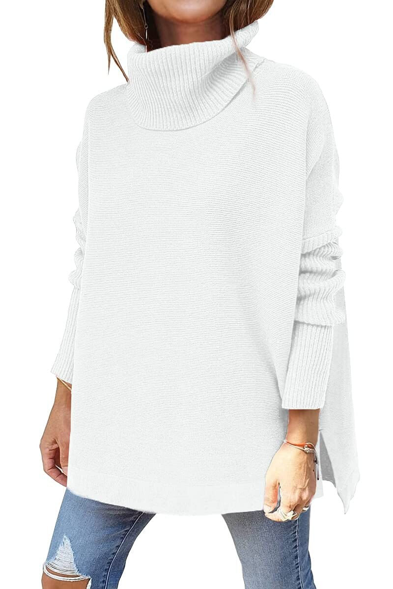 Ivyshape | Women's Winter Turtleneck Sweater Long