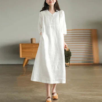 Ivyshape | Women's Cotton Dress