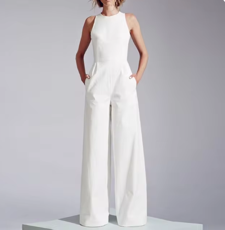 Ivyshape | Zanzea Women Sleeveless Long Jumpsuit