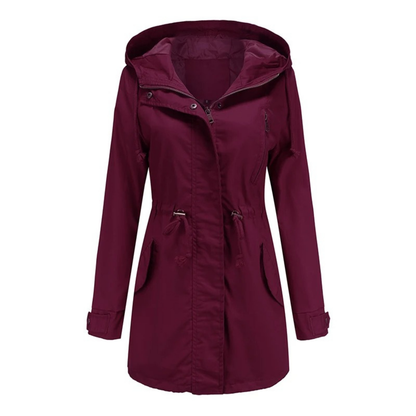 Ivyshape | Longer Waterproof Summer Coat Women