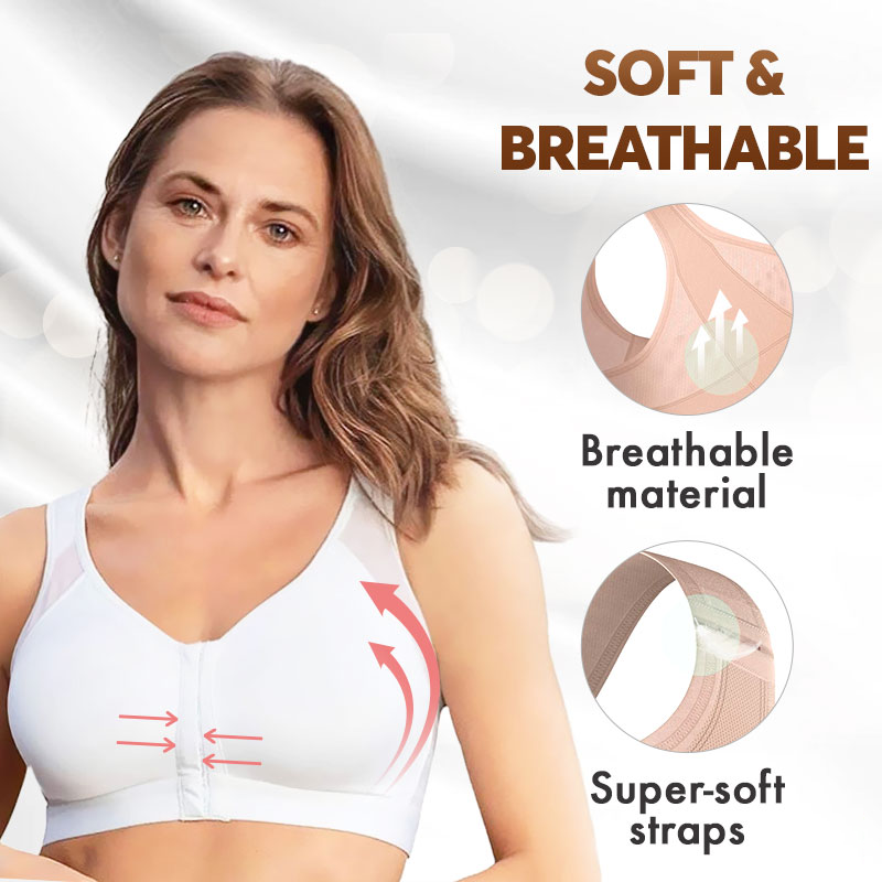 Front-closure wireless-back-support posture bra (1+2 FREE)