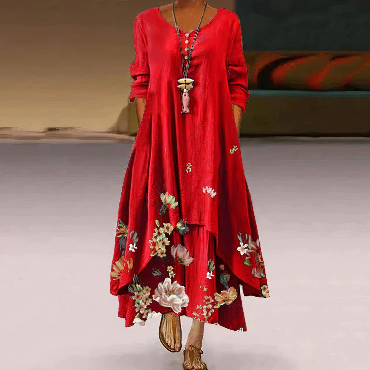 Ivyshape | Elegant Fashion Cotton Dress