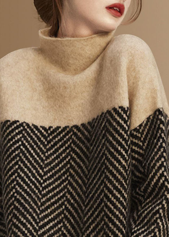 Ivyshape | Warm Knitted Turtleneck Jumper for Women