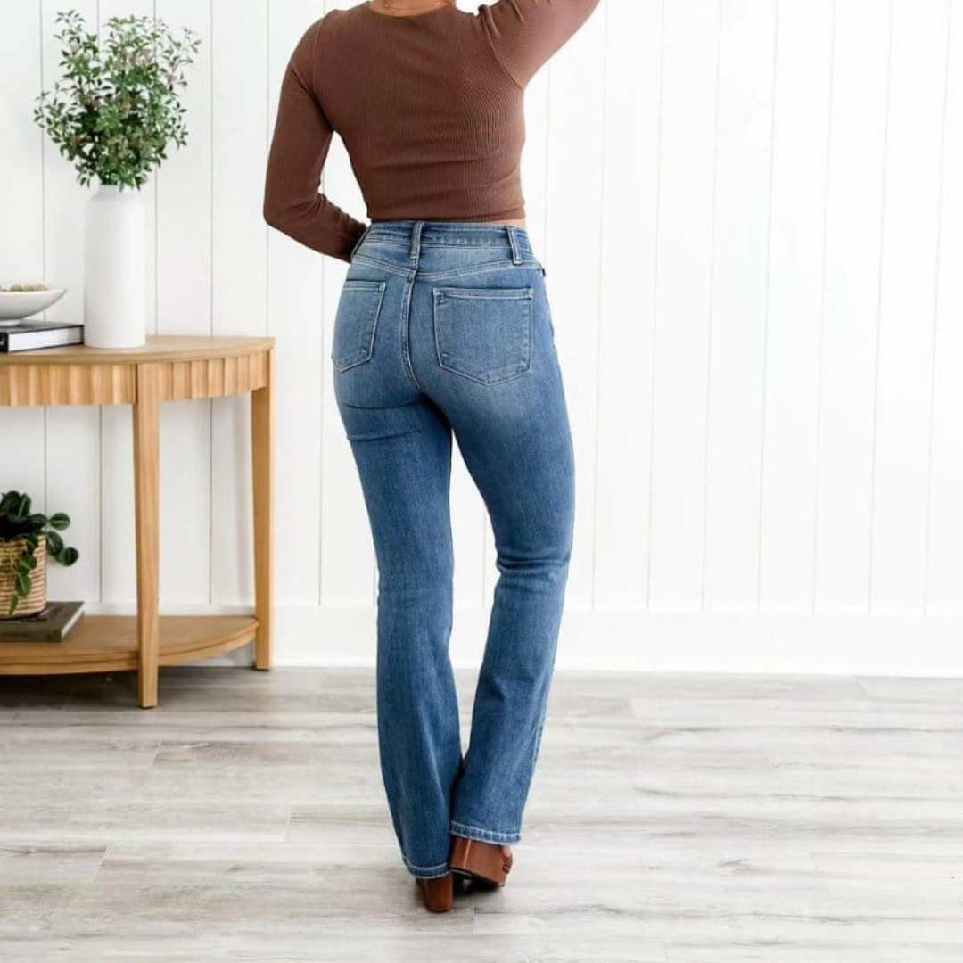 Figure correcting jeans for women