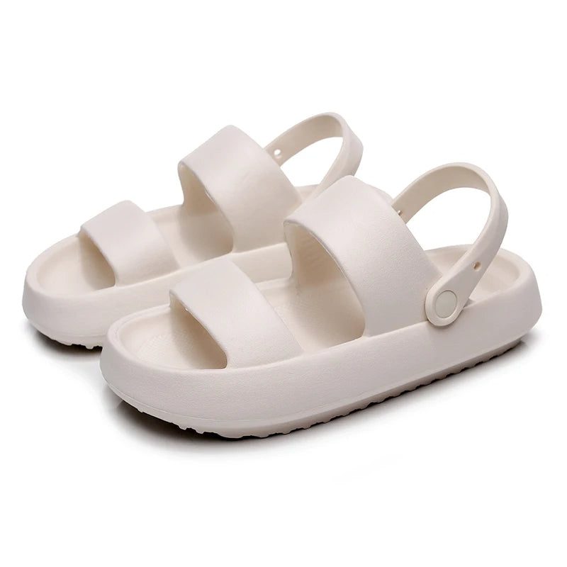 Ivyshape | Orthopedic Sandals Comfort Plus Slippers with Double Straps Padded, Casual Slip-On Sandals