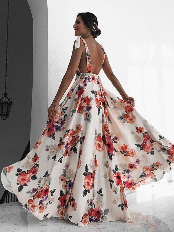 Backless Bohemia Maxi Long Dress