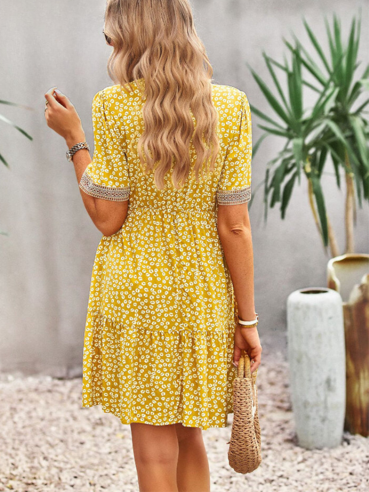 Summer Elegant Casual Loose Mini Dress | Perfect for Casual Days