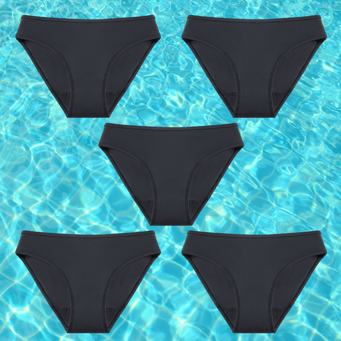 IvyShape | Women's Menstruation Bikini Brief Women's Underwear Swimwear
