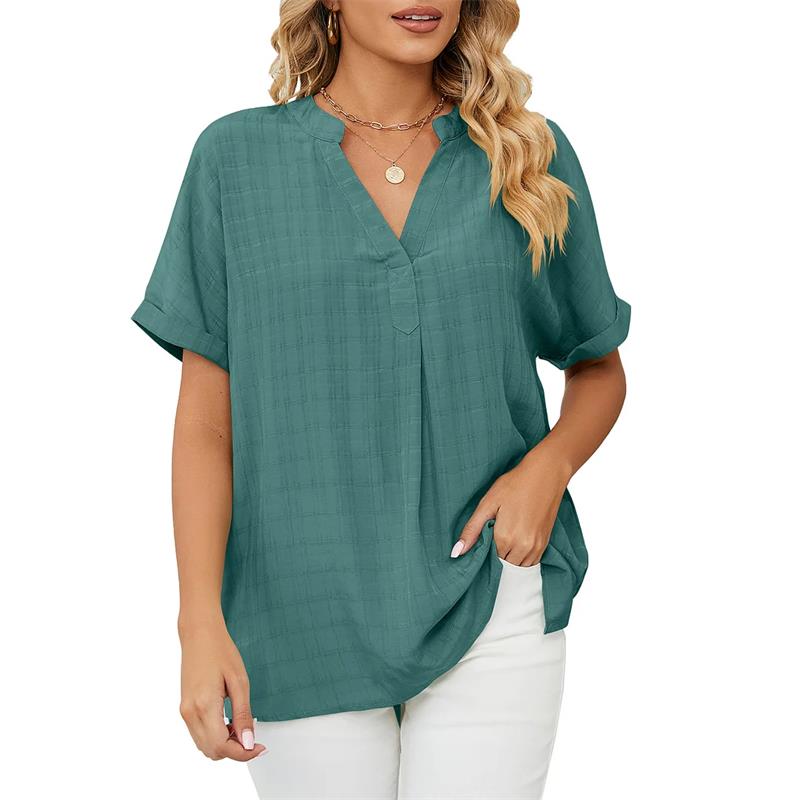 Ivyshape | Women's Classy Blouse V-Neck