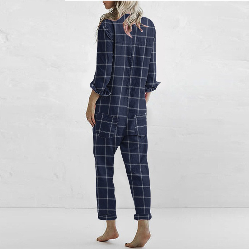 Ivyshape | Plaid Jumpsuit