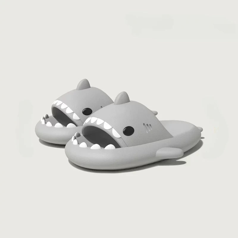 Creative Luminous Shark Slippers for Women