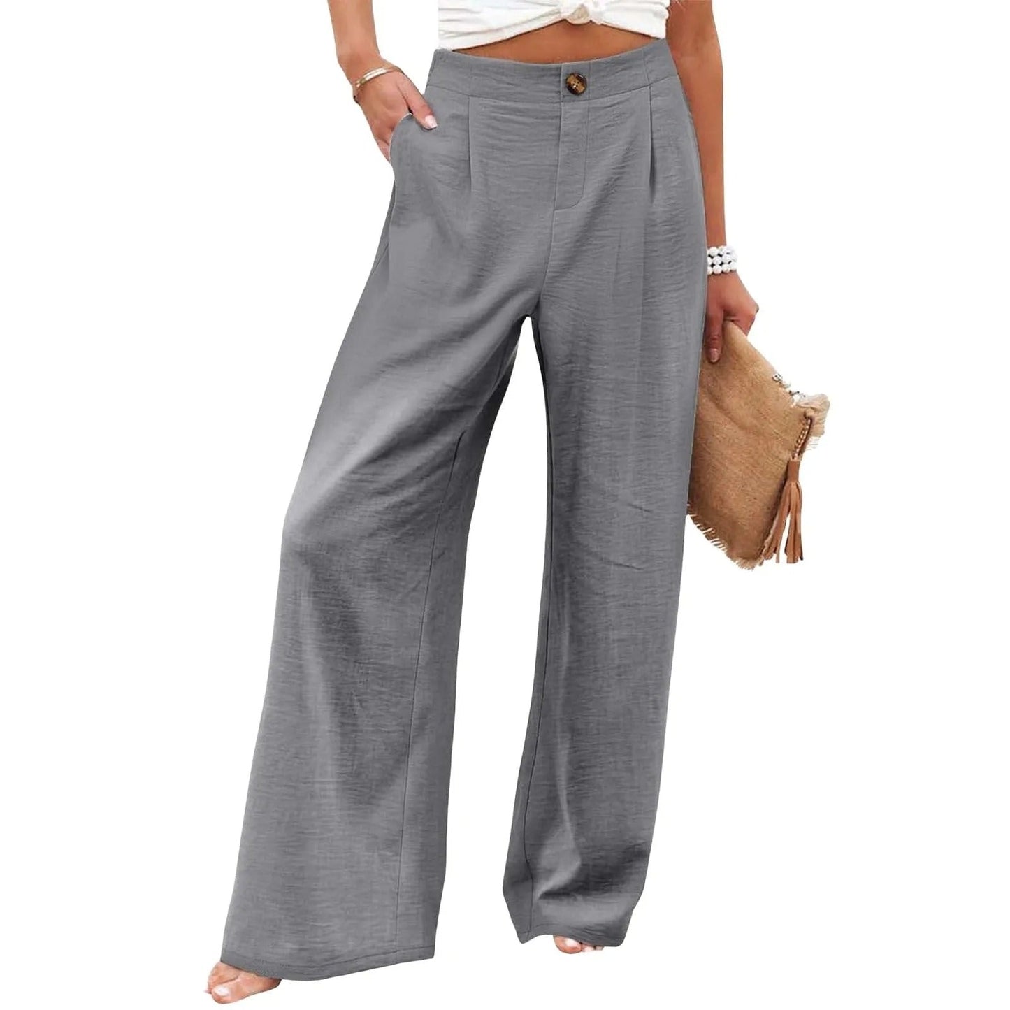 Ivyshape | Straight Flare Pants