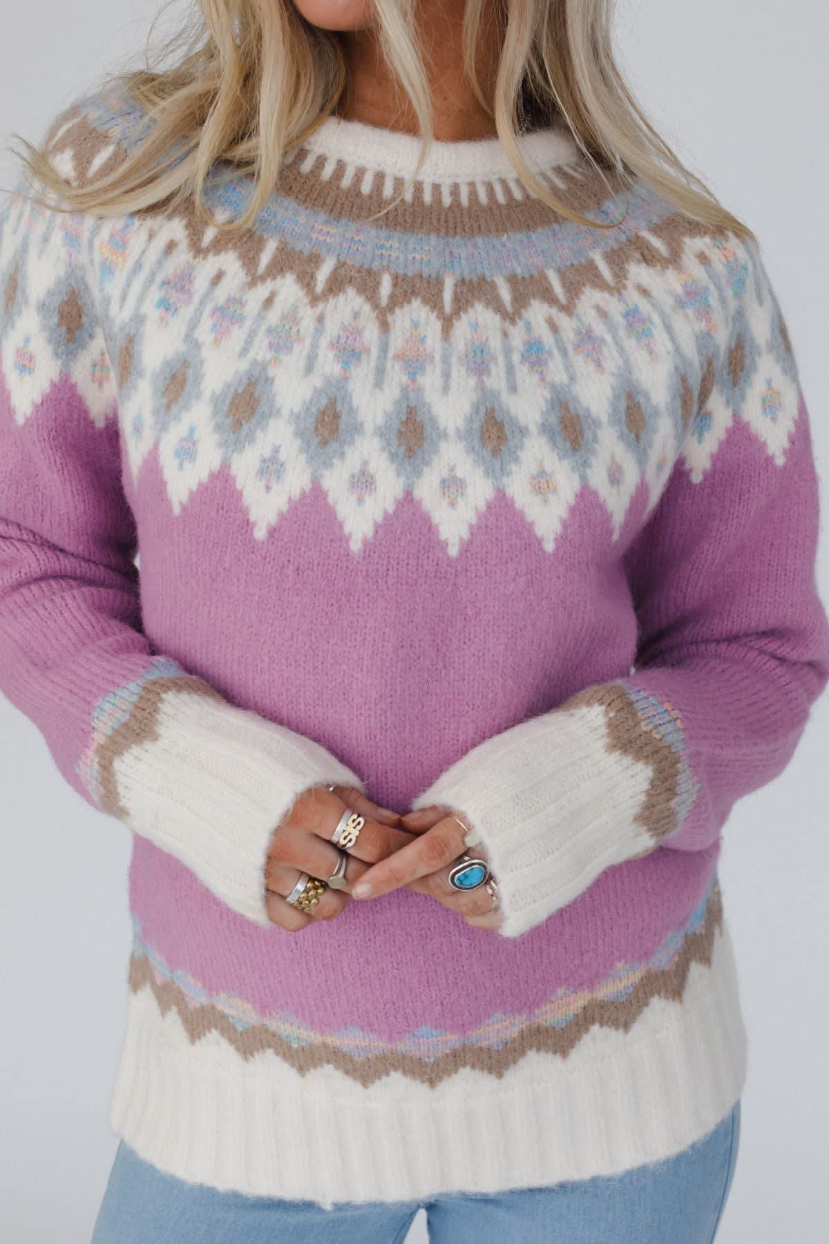 Ivyshape | Thickened Round Neck Long Sleeve Knitted Sweater