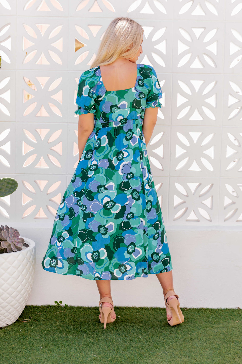 Lotus Dress - Lush Green