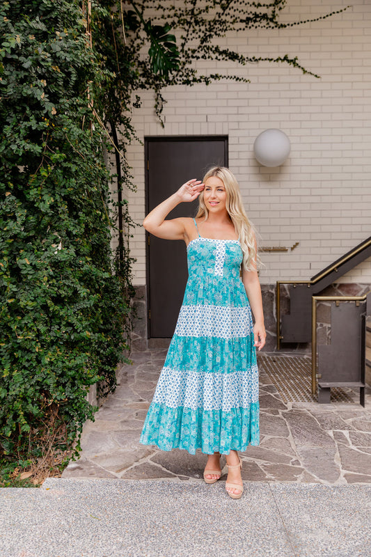 Sylvia Dress - Spring Turquoise