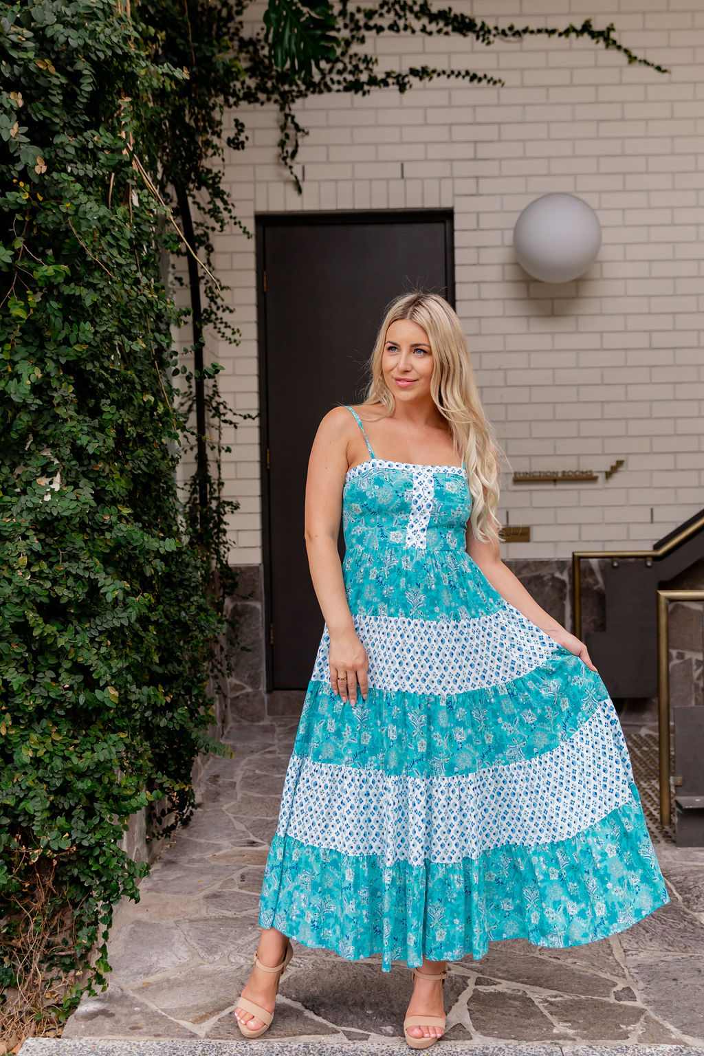 Sylvia Dress - Spring Turquoise