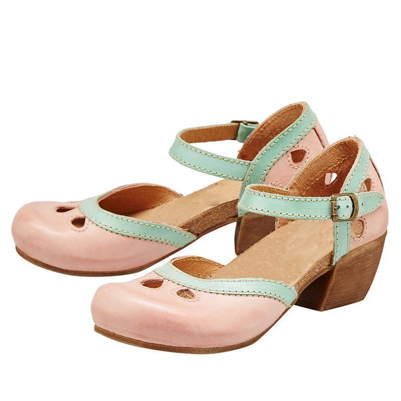 Ivyshape | Women's Classy Vintage Heels Comfy